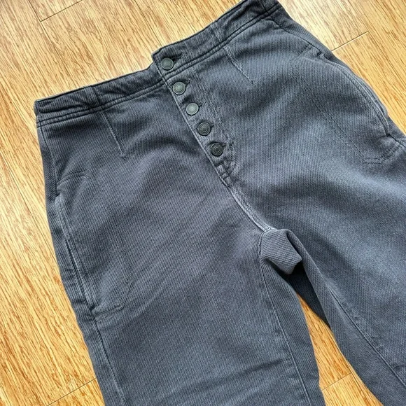 Free People Osaka Barrel Leg Jeans - Washed Black - Picture 15 of 15